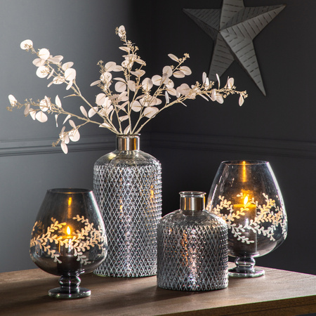 Wazon Erica Etched Grey Lustre 230 x 230 x 440 mm
