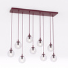 COSMO 9 BURGUNDY TRANSPARENT