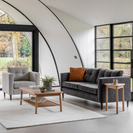 Whitwell Armchair Light Grey 840x860x840mm