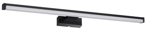 ASTEN oświetlenie LED, ścienne, 12W, 600x110mm, IP44, czarny mat
