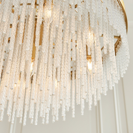 Anistoria Grand 9 Pendant Light Brushed Aged Brass