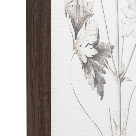 Obraz w ramie „Evergreen” – czarny, 50 × 3 × 60 cm, zestaw 3 szt.