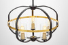 LAMPA WISZĄCA LOFT CZARNO-MOSIĘŻNA MONTEREY W5