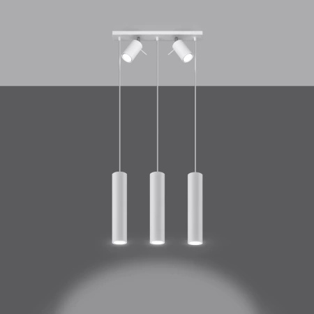 Lampa wisząca RING 3 biały