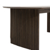 Onda Oval Ext Dining Table 2000/2500x1000x750mm