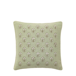 Ilkley Embroider Floral Cush Sage 450x450mm