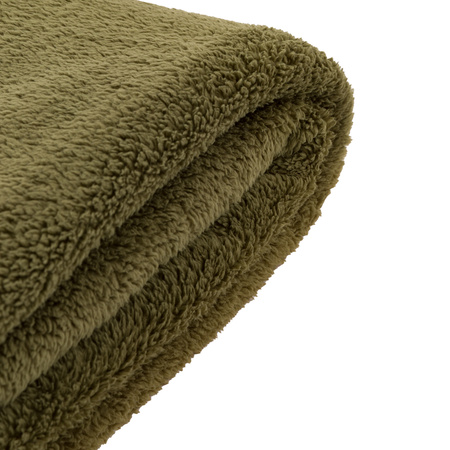 Teddy Fleece Throw Olive 1300x1800mm