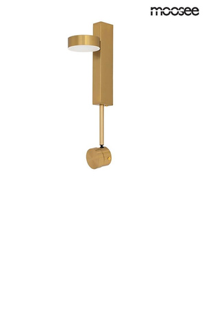 MOOSEE lampa ścienna CLARID GOLD złota