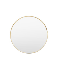 Holworth Round Mirror Gold 600x35x600mm