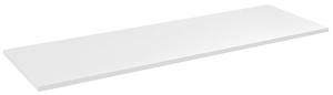 CIRASA blat DTDL 131x1,8x46,5cm, biały połysk