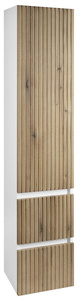 PANEDA STRIP szafka wysoka 35x165x31cm, dąb emporio, lewa/prawa