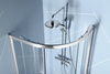 EASY kabina prysznicowa półokrągła 900x800mm, L/R, szkło czyste