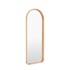 Helsinki Arch Leaner Mirror Oak 600x60x1600mm