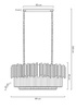 MOOSEE lampa wisząca IMPERIAL LONG SILVER 90