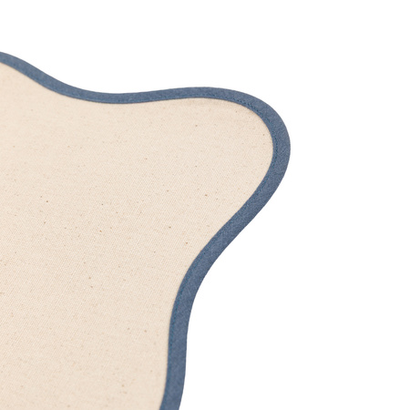 Scallop Edge Placemats Blue 4pk 300x400mm