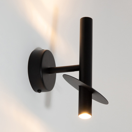 SOPEL RING 2 kinkiet czarny