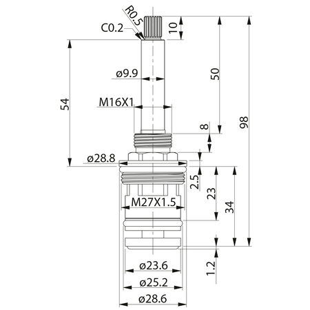 Przełącznik, 2-funkcyjny
