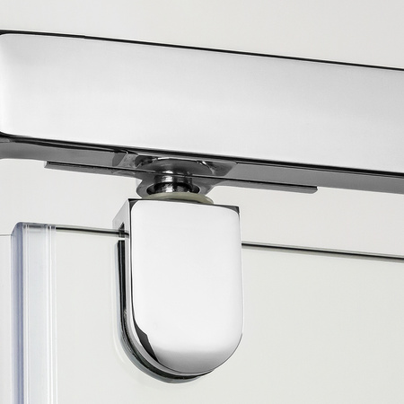 Kabina prysznicowa NEW KOMFORT 1D półokrągła R55 U 90x90x195 szkło czyste 6mm Active Shield 2.0