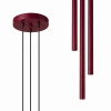 Lampa wisząca PASTELO 3P burgund