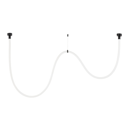 Lampa wisząca SNAKE LED wąż ledowy czarna 300 cm