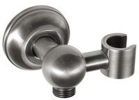 ANTEA przyłącze kątowe z uchwytem prysznica, nikiel