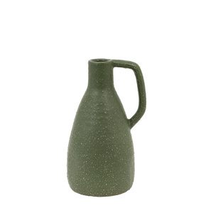 Ojal Ceramic Vase Olive H250mm