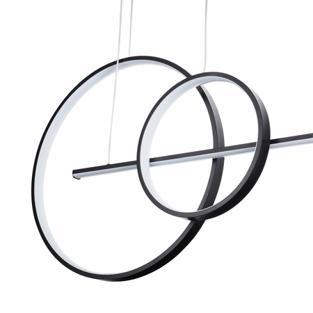 Lampa wisząca NEW AGE LED 120 cm - oprawa sufitowa czarna