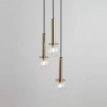 DAISY 3 złoty/transparentny