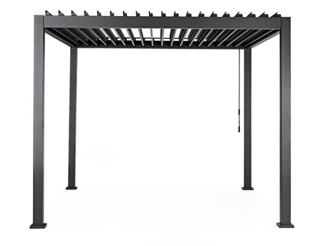 Pergola ogrodowa BIZZOTTO OCEAN 3X3 – antracytowy
