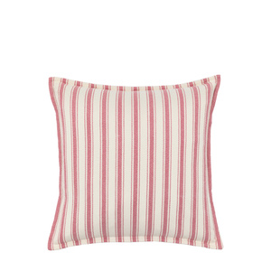 Alston Woven Stripe Cush Cranberry 450x450mm