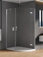 KABINA NEW MERANA ASYMETRYCZNA L 100x80x195 CZYSTE 6mm ACTIVE SHIELD