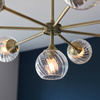 Allegra 8 Pendant Light Antique Brass