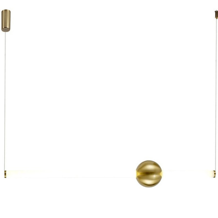 Lampa wisząca O-LINE 93 - LED, 93 cm, mosiądz