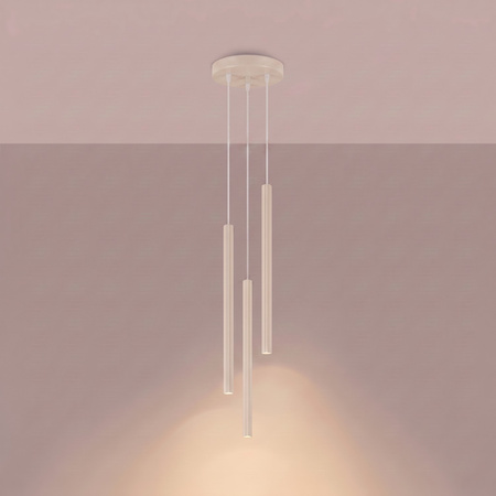 Lampa wisząca ARCHE 3P beżowa