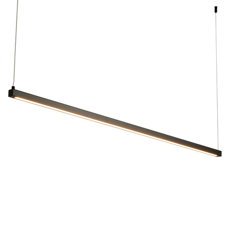 Lampa wisząca BEAM-120 LED - czarna oprawa liniowa