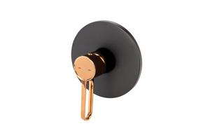 Bat. ZAFFIRO natr, podtynk.1 F, rose gold/black