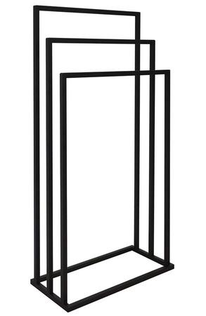 Stojak na ręczniki 450x860x210mm, czarny mat