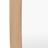 Cedar Elipse Mirror Oak 400x60x1200mm