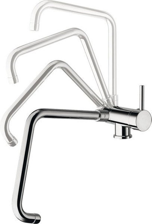 RHAPSODY bateria kuchenna składana pod okno, chrom