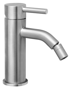 MINIMAL bateria bidetowa, stal nierdzewna mat