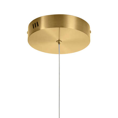 Lampa wisząca CIRCLE 60 cm - LED, ring mosiądz szczotkowany