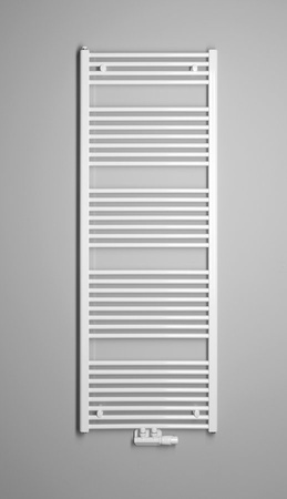 DIRECT grzejnik łazienkowy 600x1680 mm, podłączenie środkowe, biały