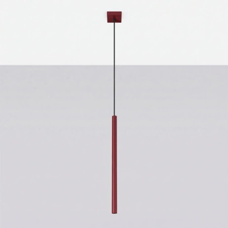 Lampa wisząca PASTELO 1 burgund