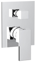 CUBEMIX bateria prysznicowa podtynkowa, 2 wyjścia, chrom