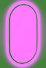 Lustro LED w ramie