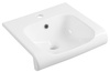 INKA umywalka ceramiczna 40x40cm, biała