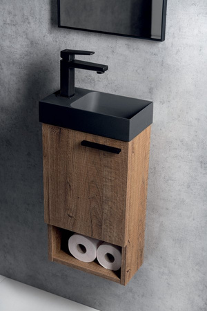 LATUS XI szafka pod umywalkę 30x53x16,5cm, dąb Alabama