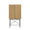 Panelled 2 Door Cocktail Cabinet 850x400x1600mm