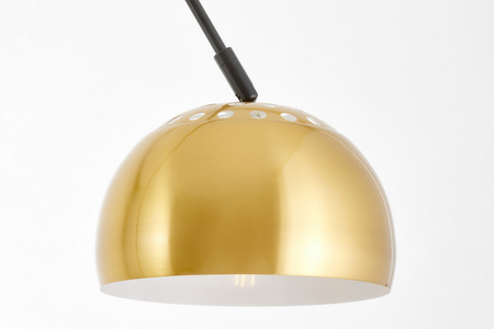 LAMPA STOJĄCA PODŁOGOWA CZARNO-MOSIĘŻNA AZURRO C1