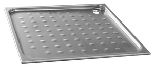 Brodzik 900x30x900 mm, stal nierdzewna mat